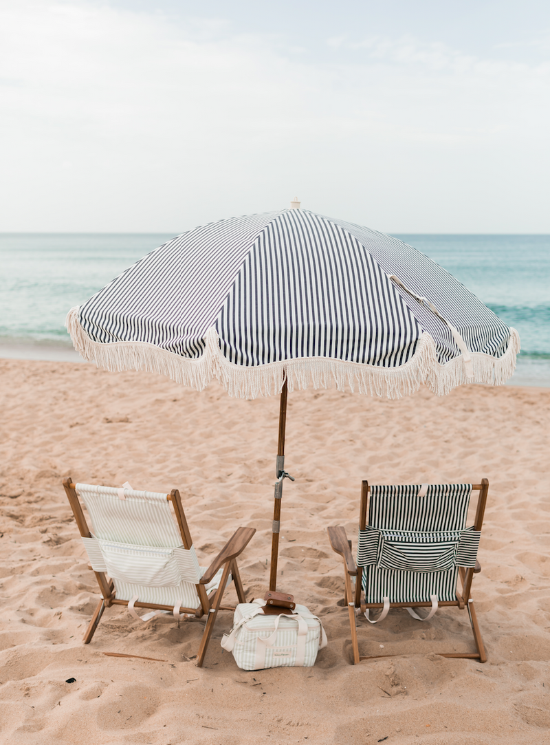 The Tommy Chair - Laurens Sage Stripe