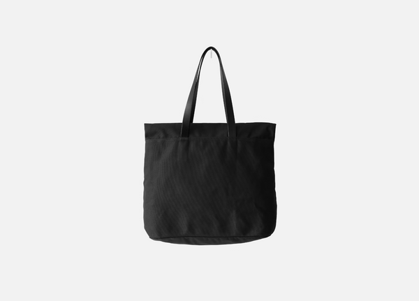 Canvas and Leather Fold Weekender - Black