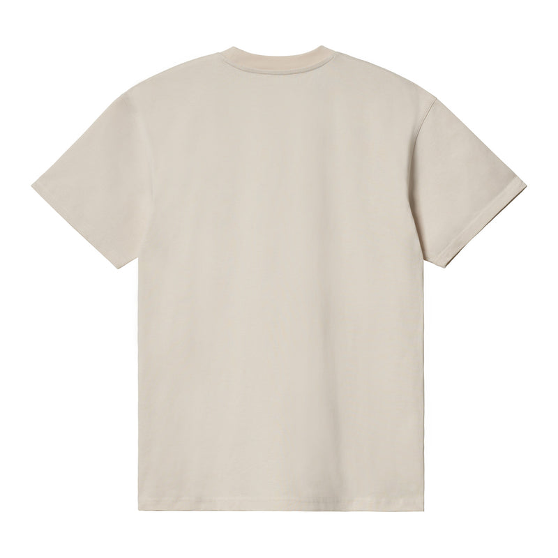 S/S American Script T-Shirt - Natural