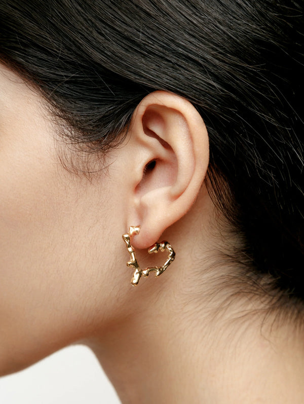 Small Miriam Earrings - Gold