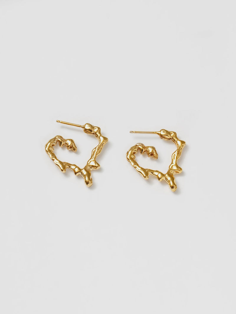 Small Miriam Earrings - Gold