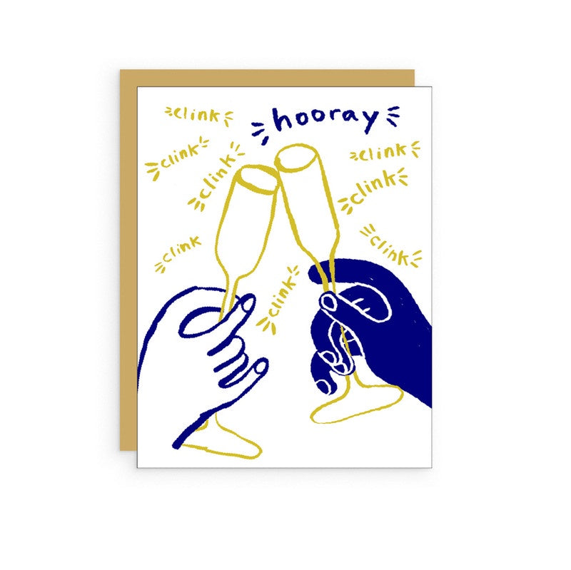 Greeting Card - Clink Clink