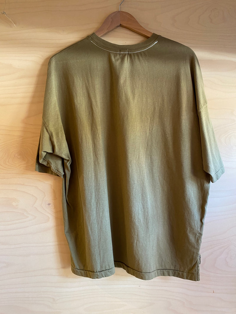 Slouch Side Step S/S T.Shirt - Olive