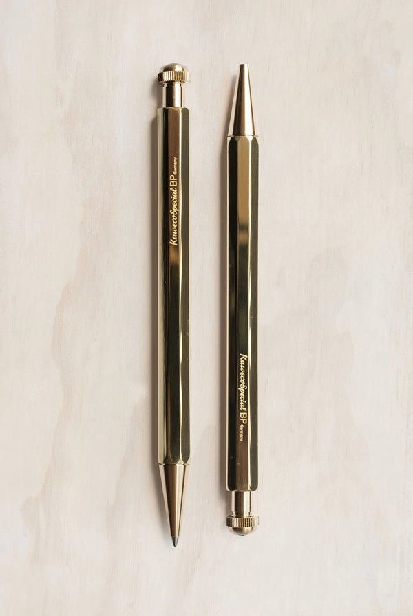 Ballpoint Pen & Mechanical Pencil Gift Set  - Brass